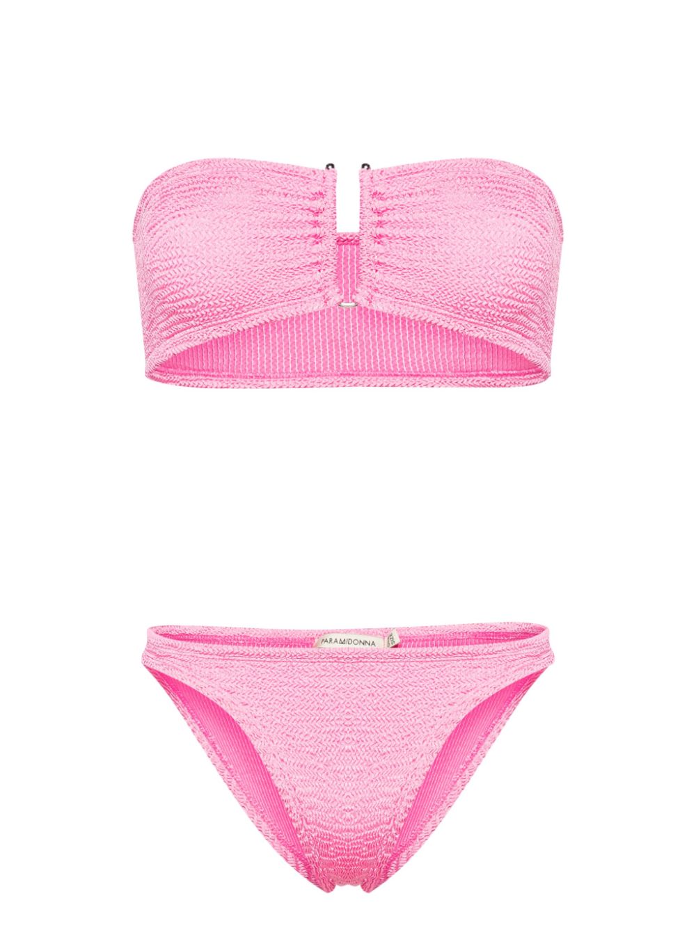 Frida crinkled bikini set - Pink
