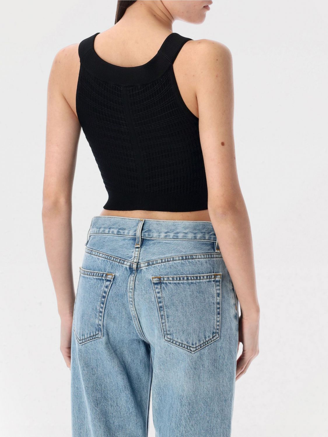 Top BALMAIN Woman color Black