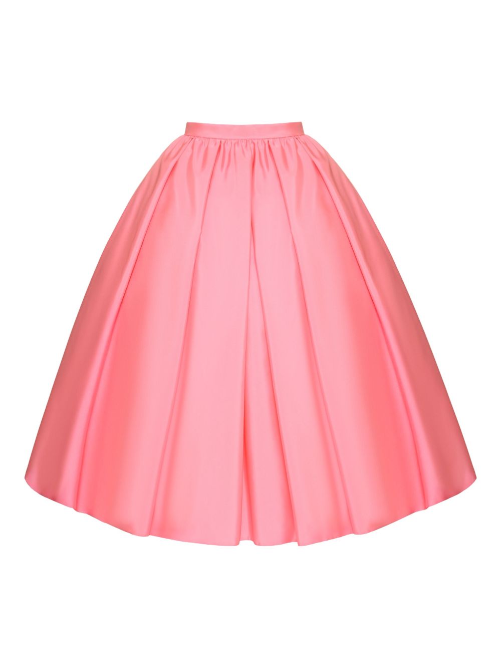 Pleated A-line skirt - Pink