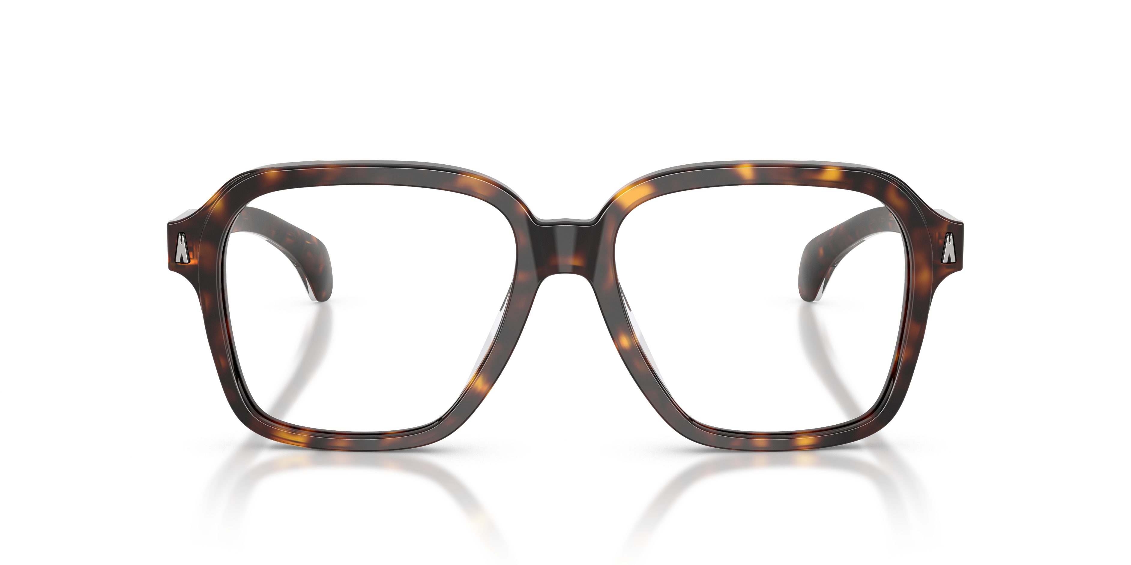 Moncler Unisex Moncler ME2010 3002 Monturas ópticas Acetato Tortuga Transparente Cuadrada Norma