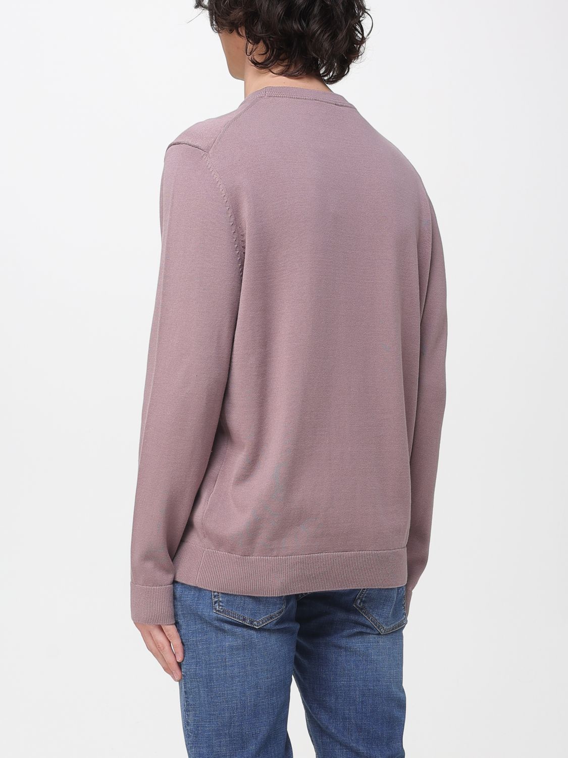 Sweater Men color Red Purple