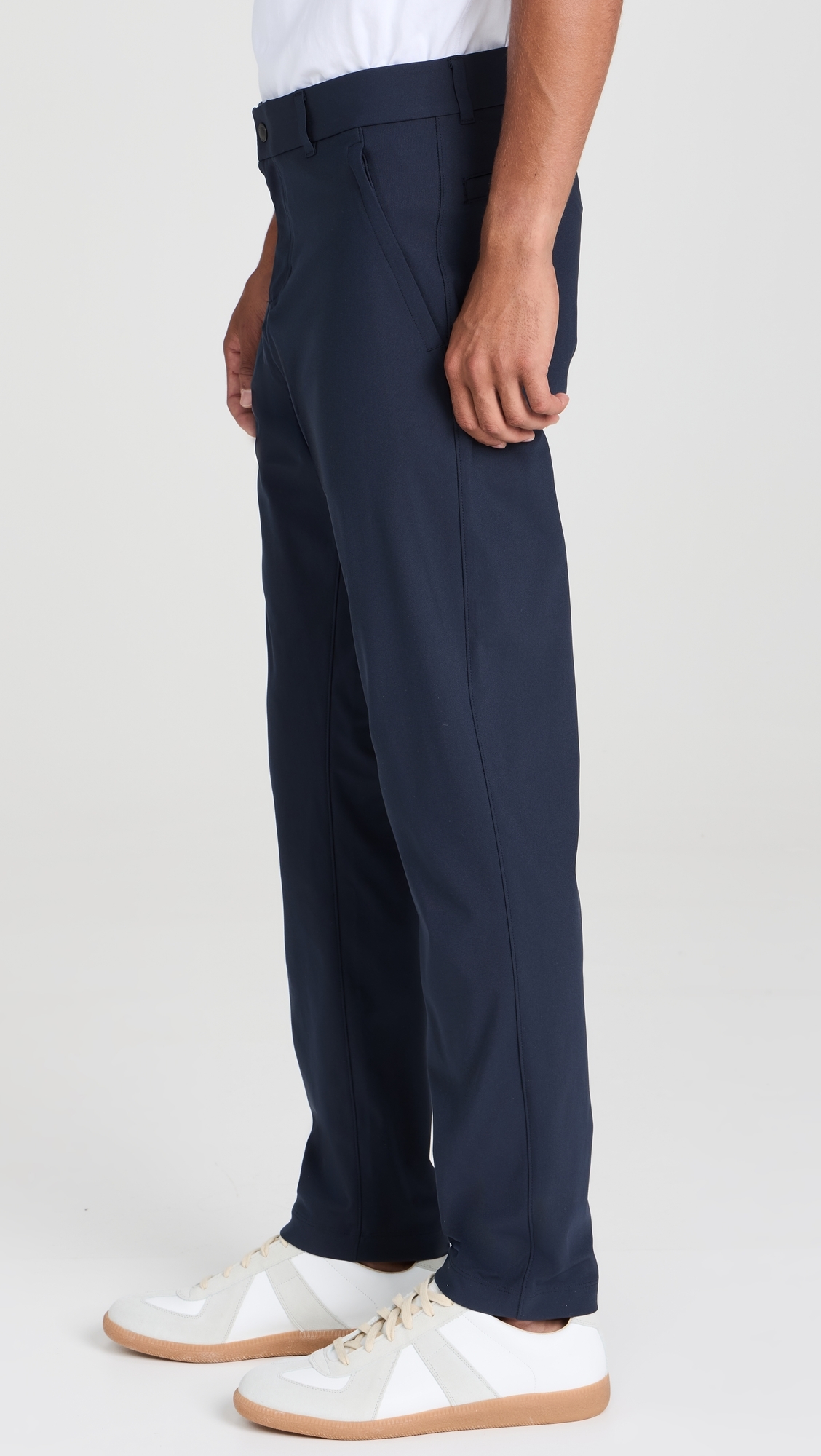 Stretch Warp Knit Coach's Pant Navy