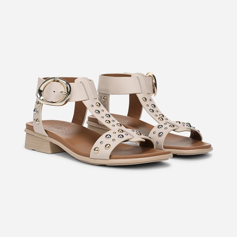 Women's Brandy Sandals (Ivory Beige Leather)