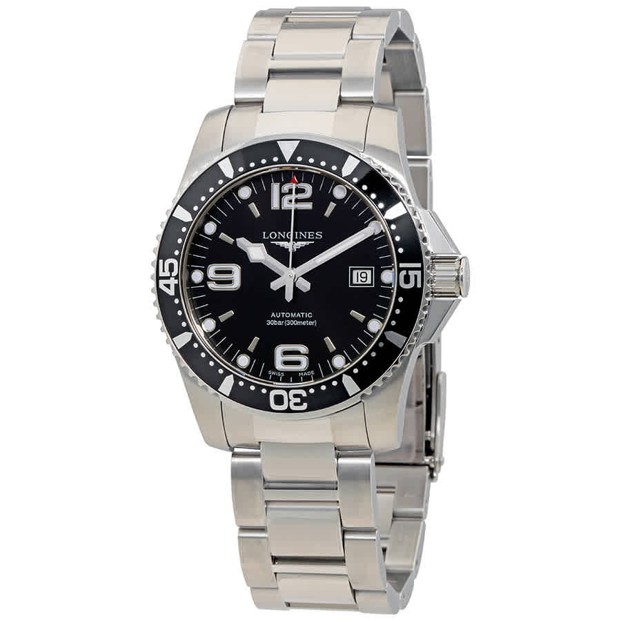 HydroConquest 41mm Automatic Black Dial Mens Watch L3.742.4.56.6