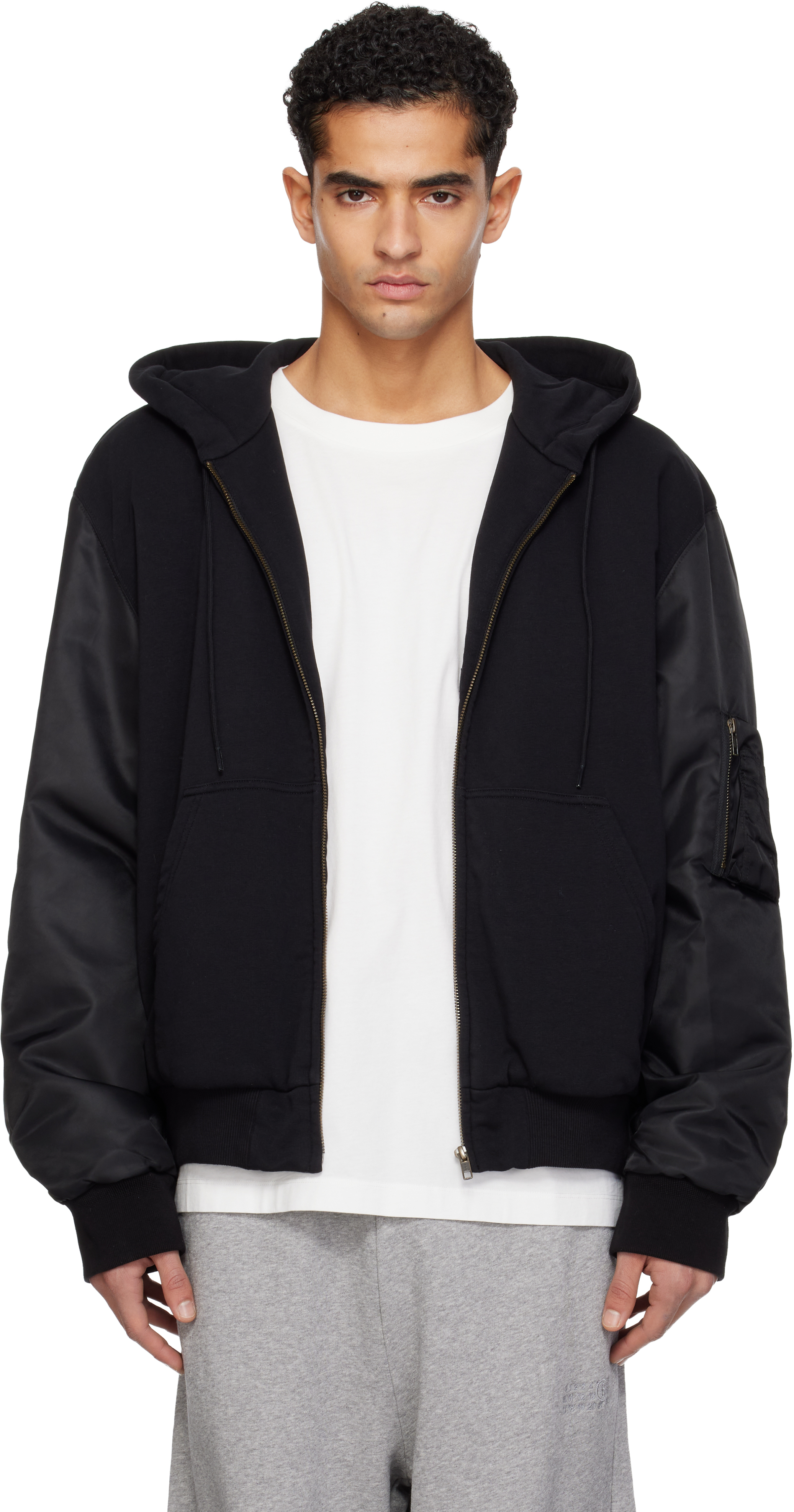 Black Hooded Jacket