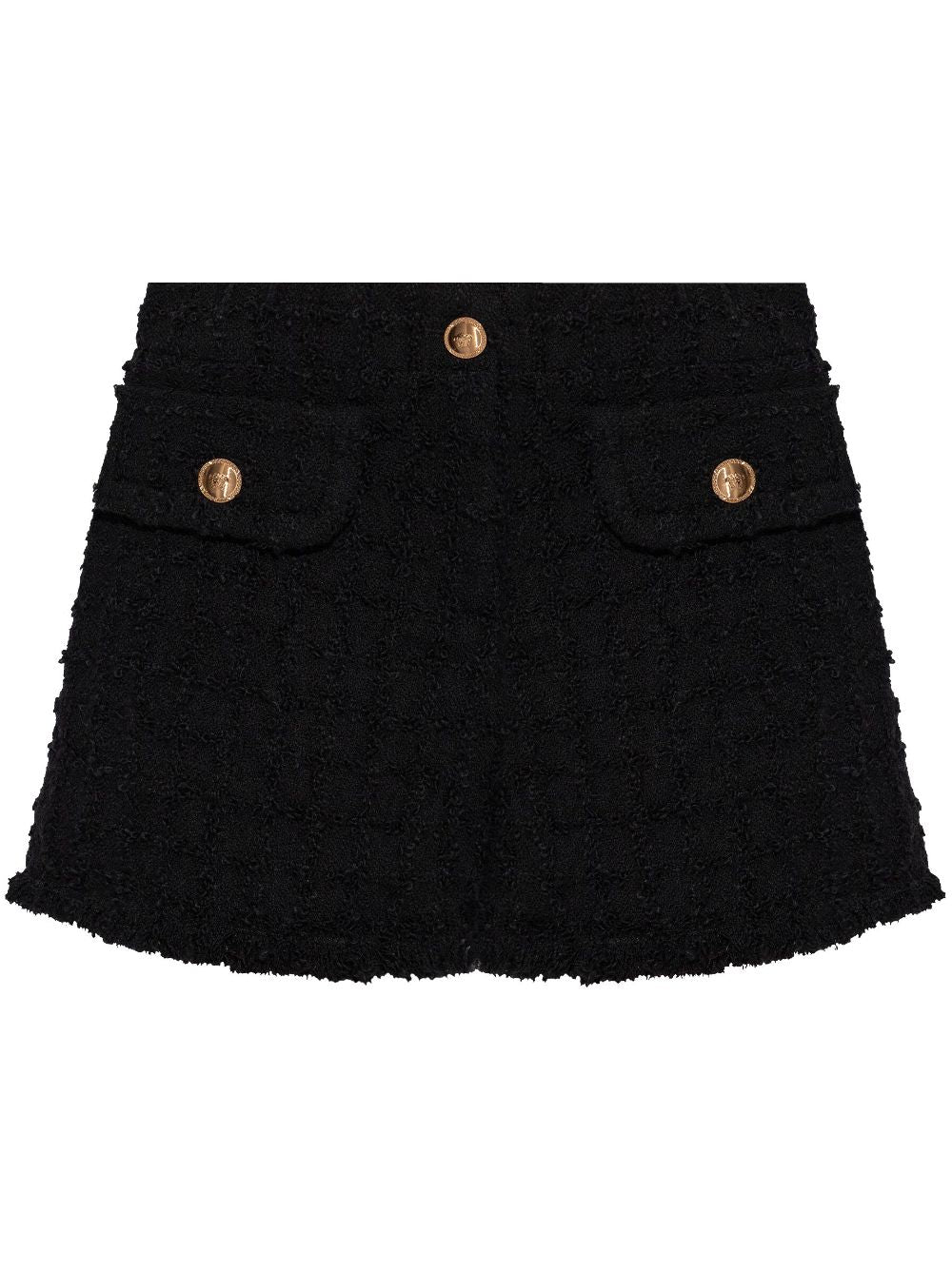 Heritage tweed mini shorts