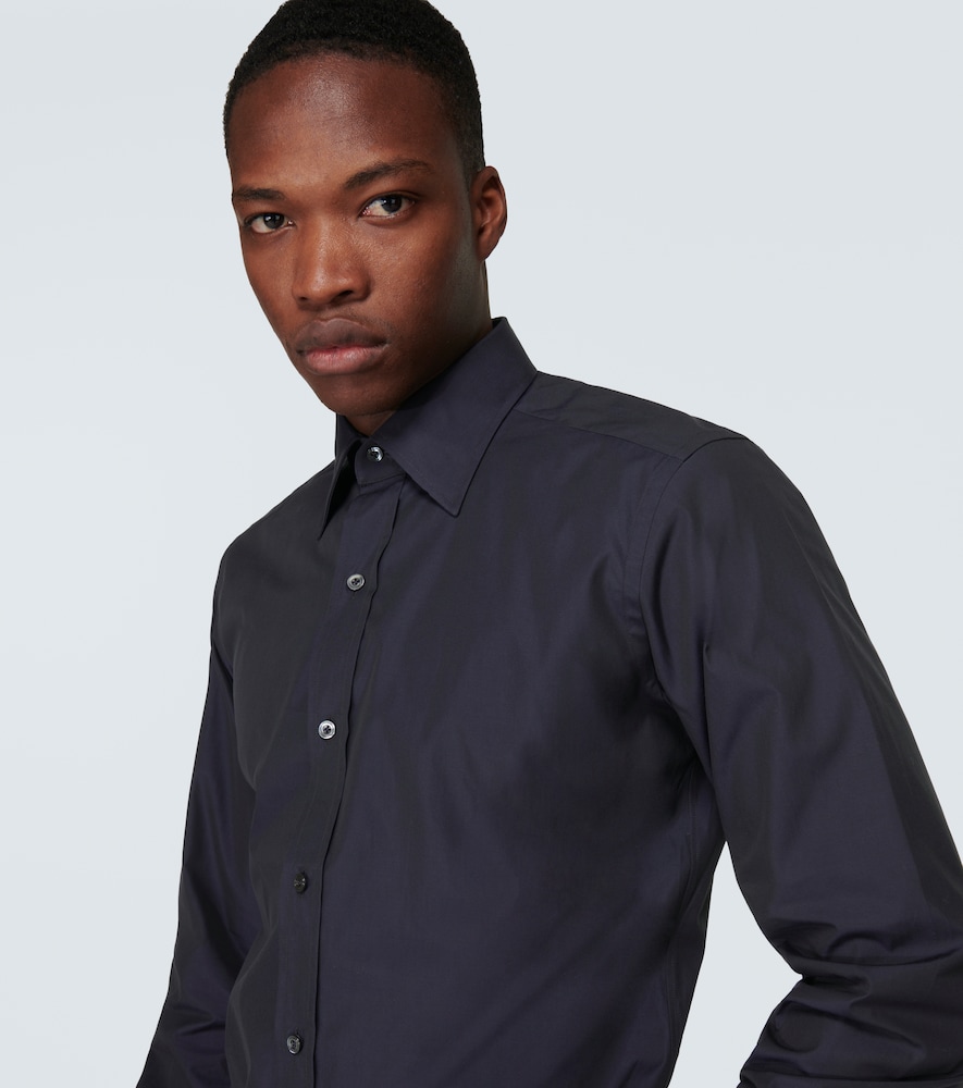 Cotton poplin shirt