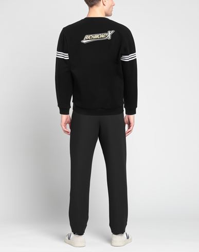 Man Sweatshirt Black Size L Cotton