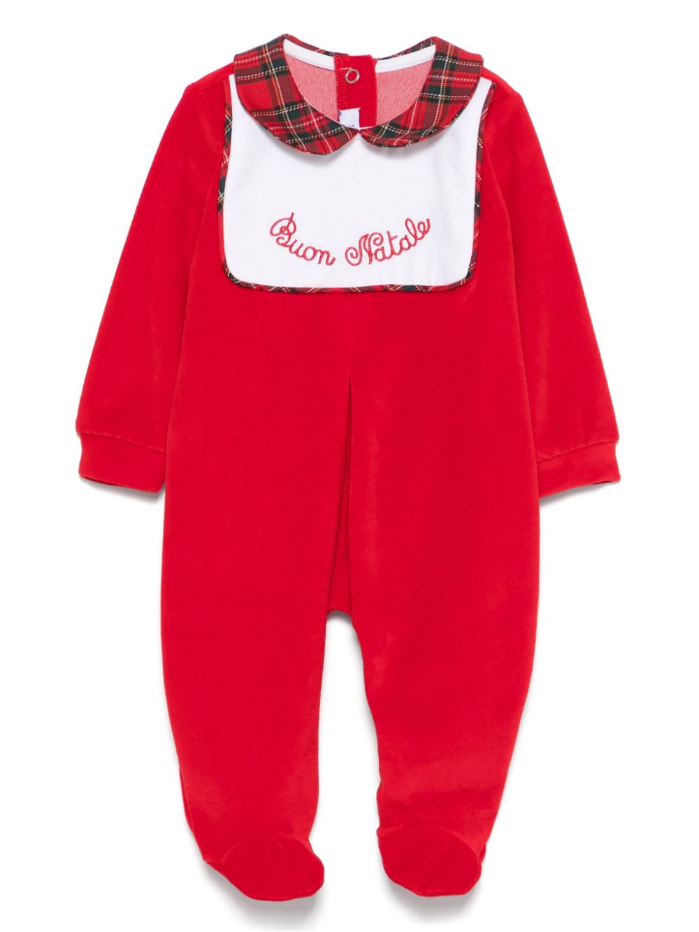 Slogan-embroidered pyjamas