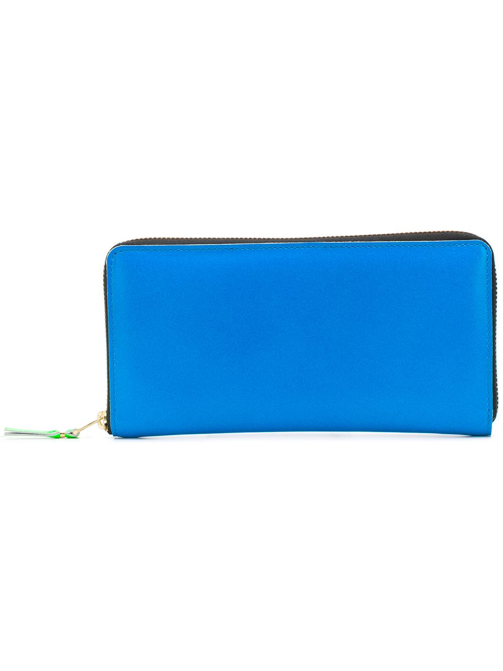 Contrast-zip wallet - Pink