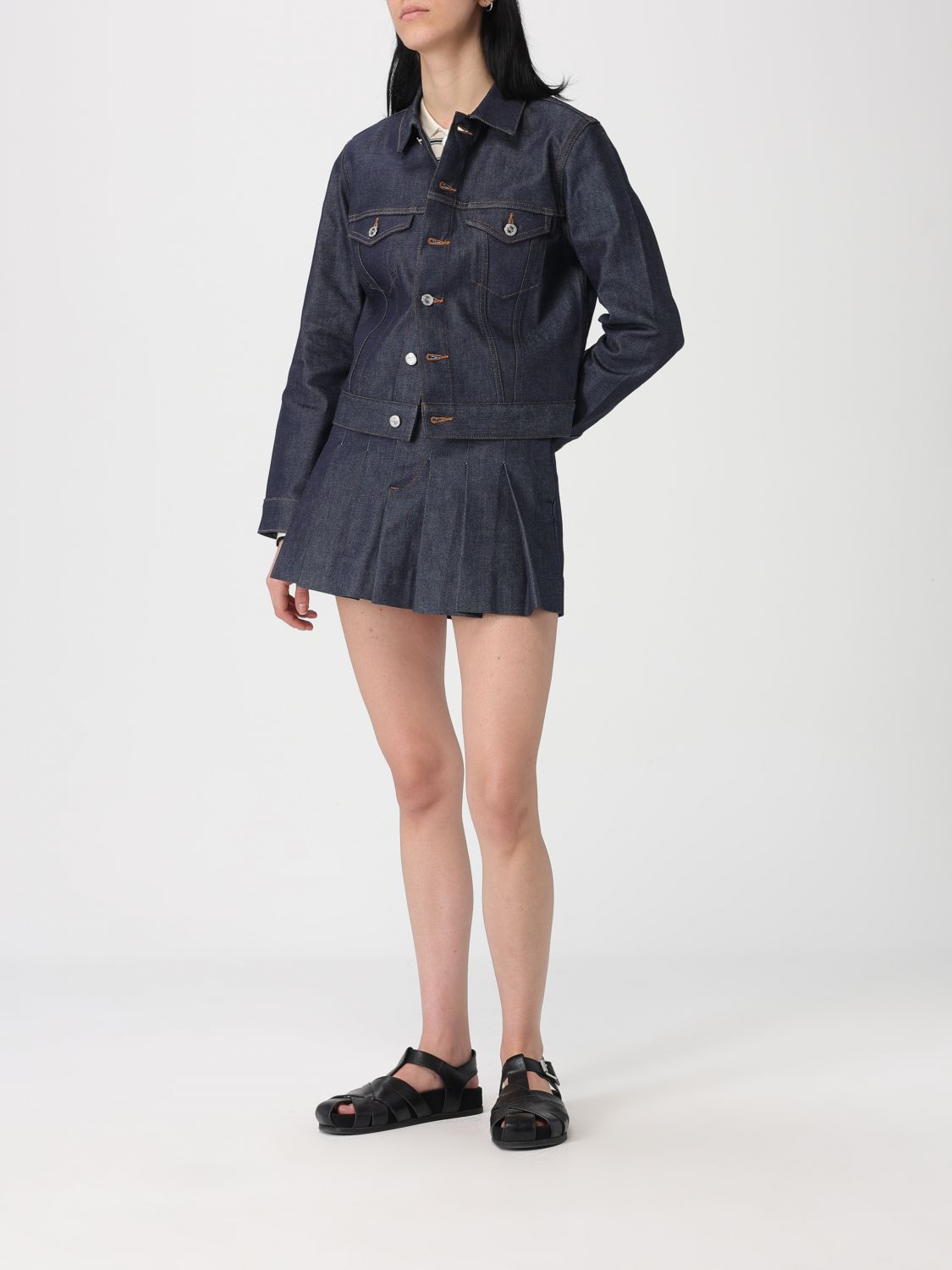 Skirt A. P.C. Woman color Blue