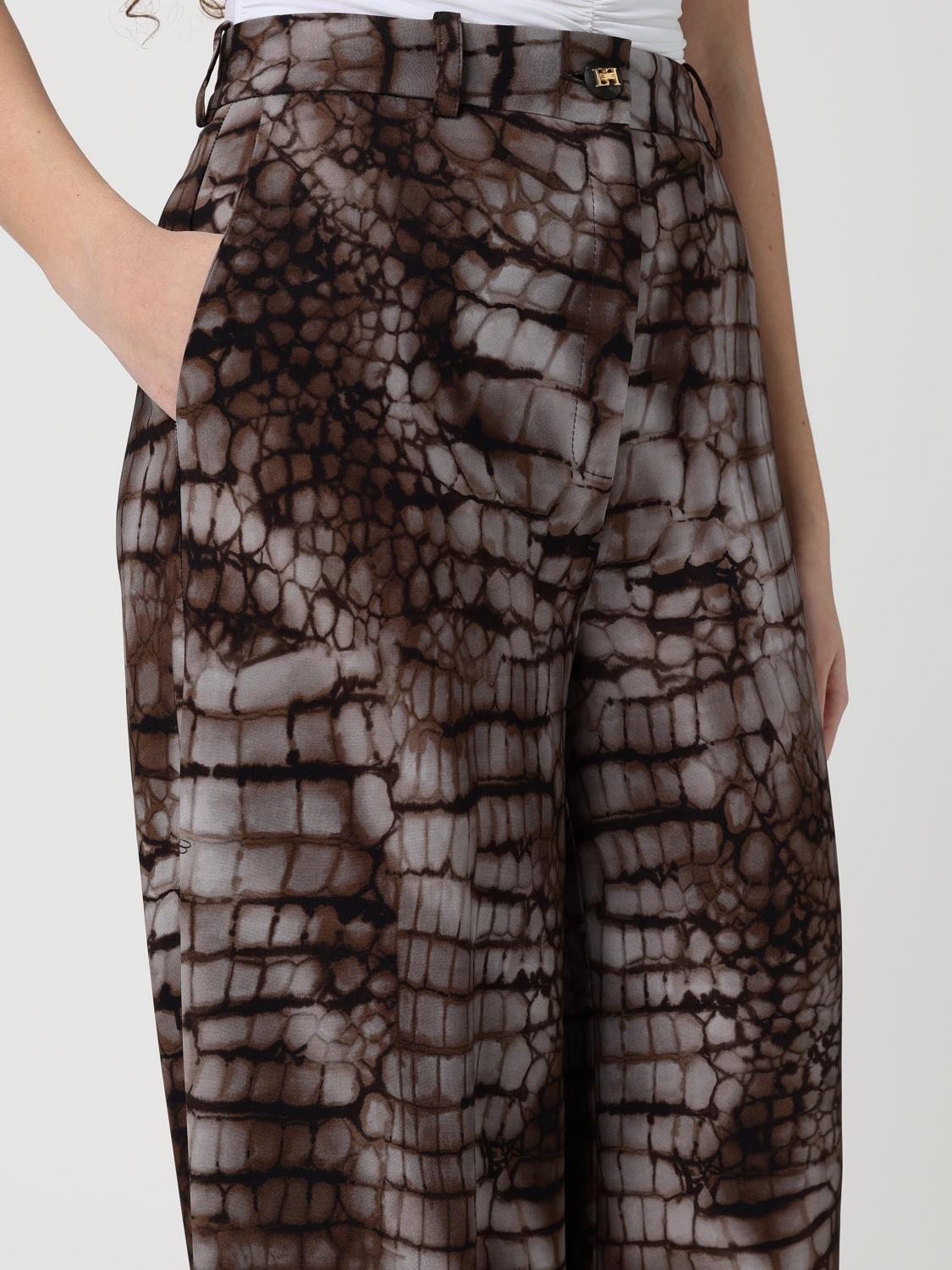 Pants Woman color Brown
