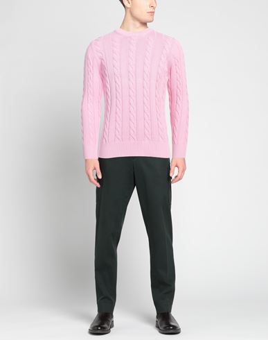 Man Sweater Pink Size 46 Cotton