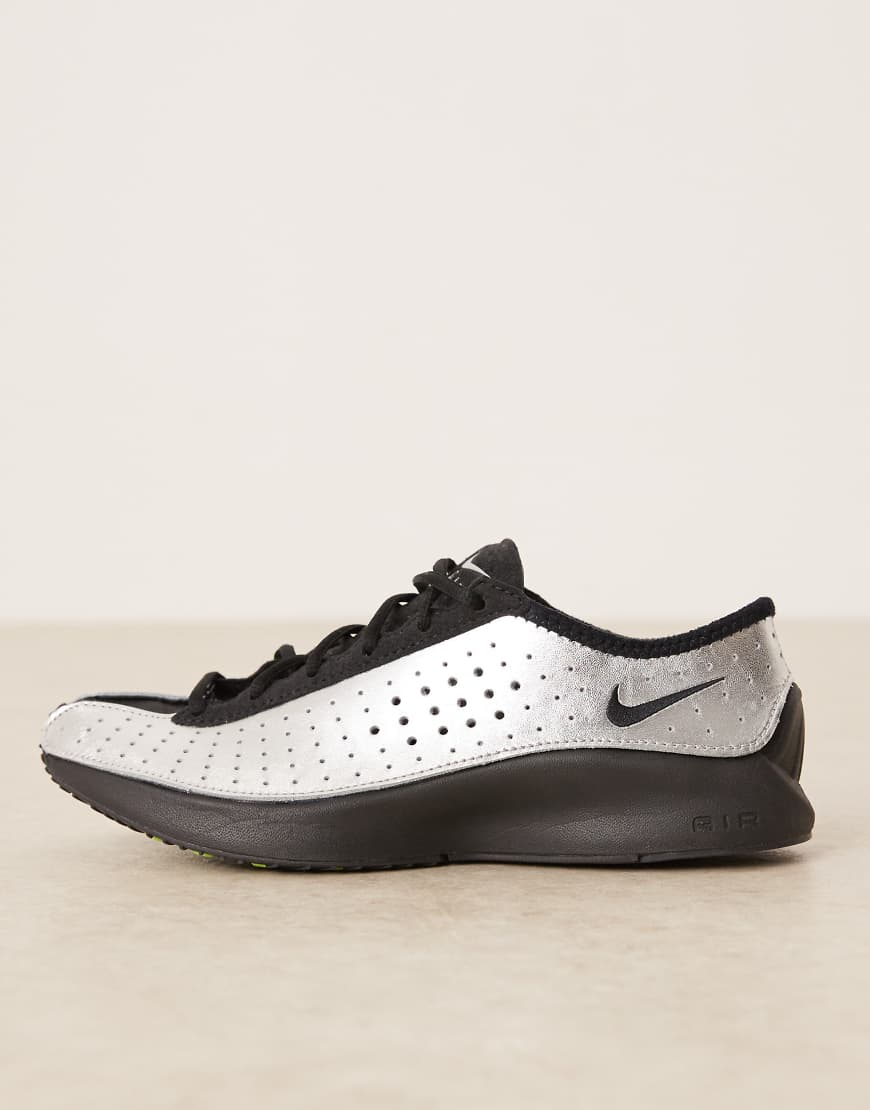 Air Superfly unisex trainers in black and silver
