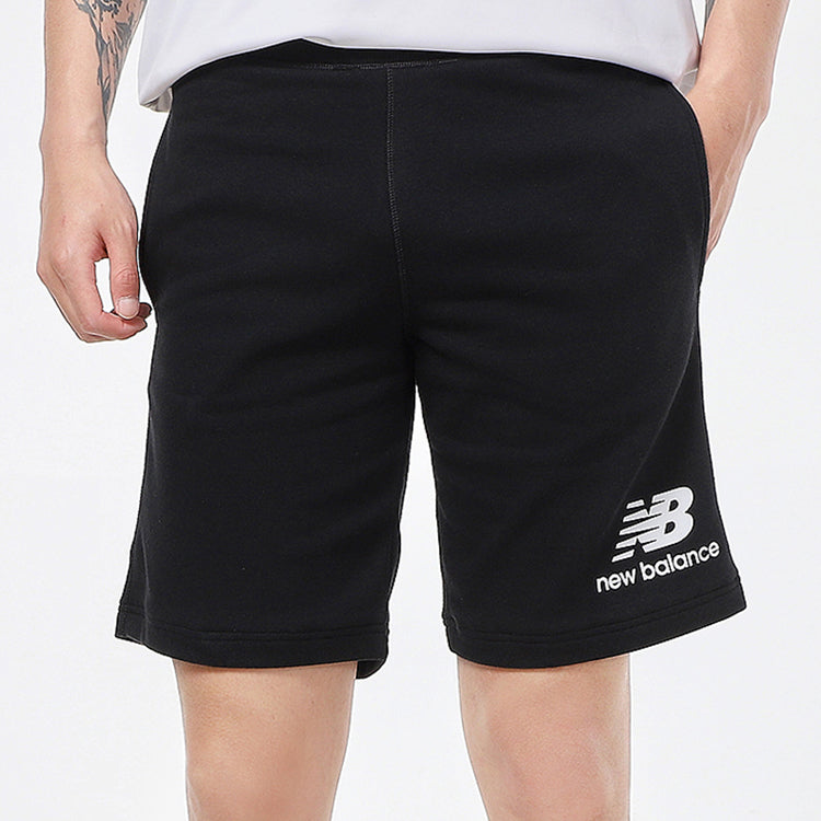 Essentials Stacked Logo Shorts 'Black'