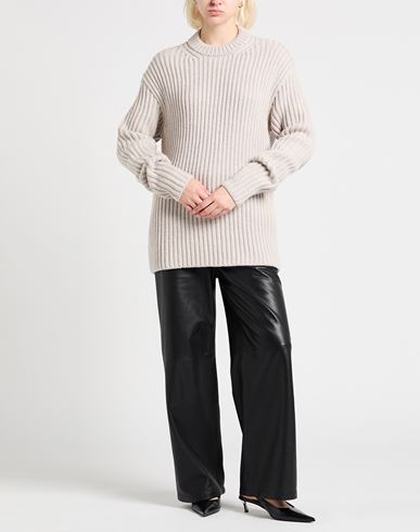 Woman Sweater Beige Size M Merino Wool