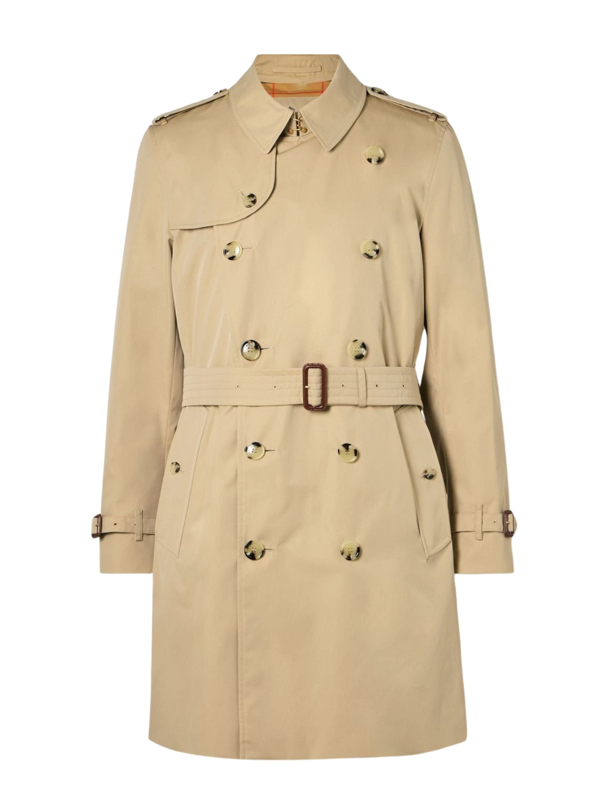 Double Breasted Belted Trench Coat