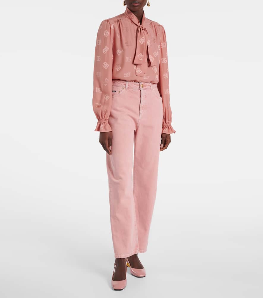 Dolce & Gabbana Mid-rise straight leg jeans