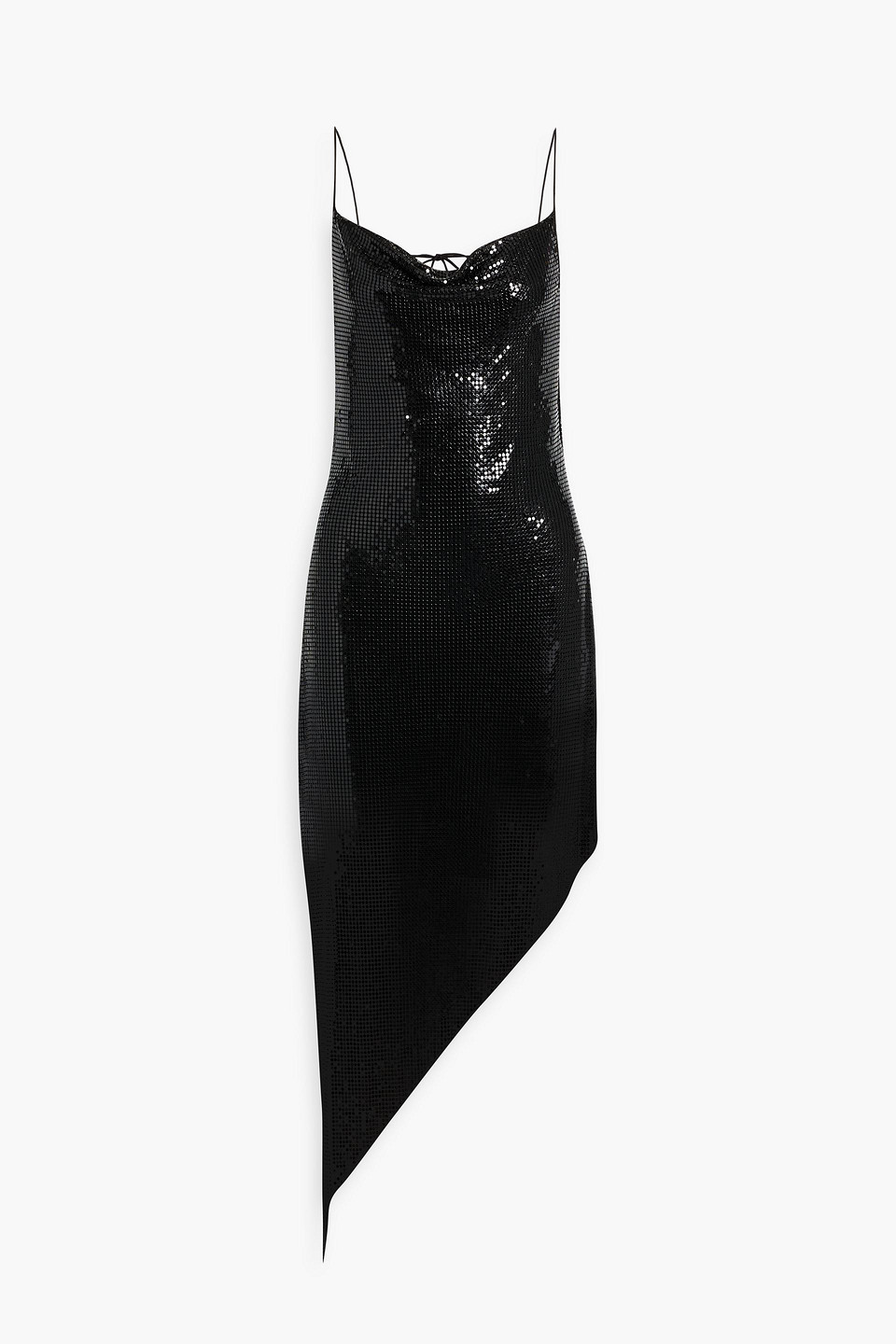 Alice Olivia - Harmony asymmetric chainmail dress