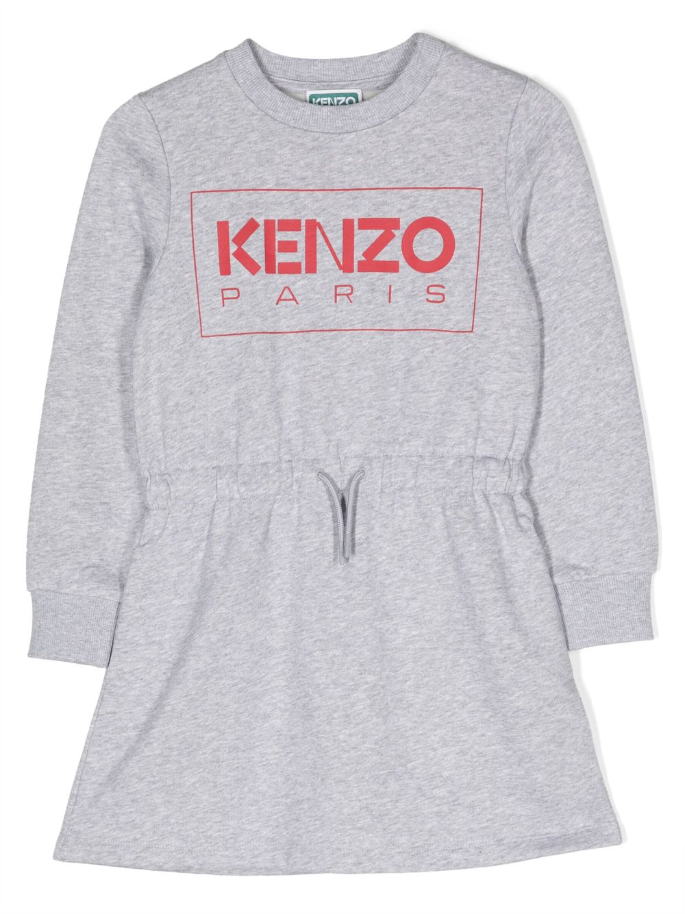 Logo-print dress - Grey