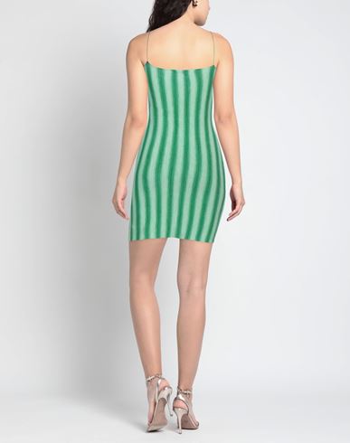 Woman Mini dress Green Size L Viscose