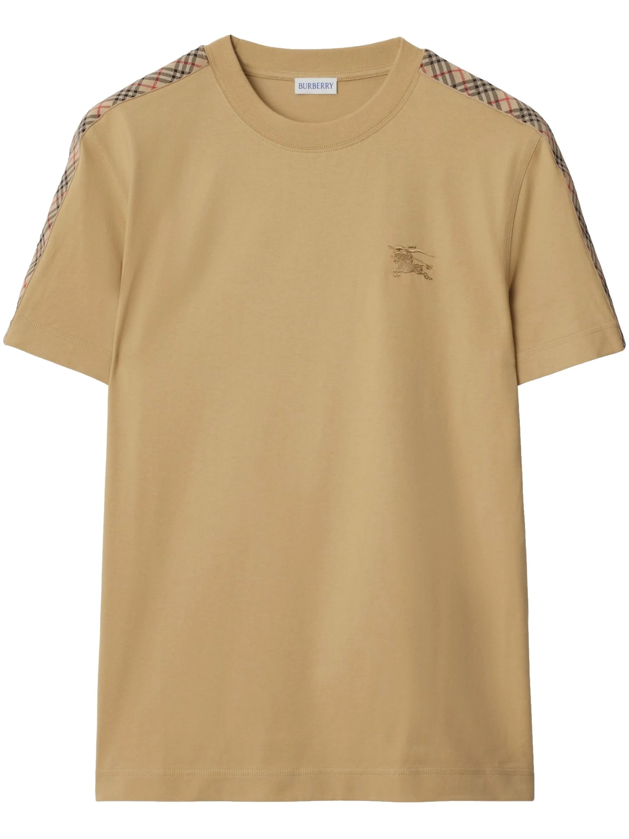 Rib-Knit Neckline Equestrian Graphic T-Shirt - Size M