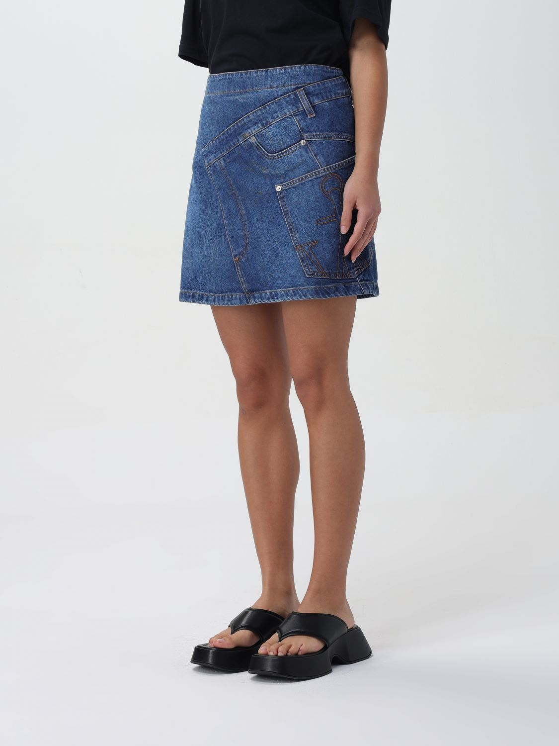 Skirt Woman color Blue