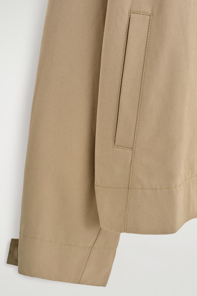 Rounded Short Trench Coat