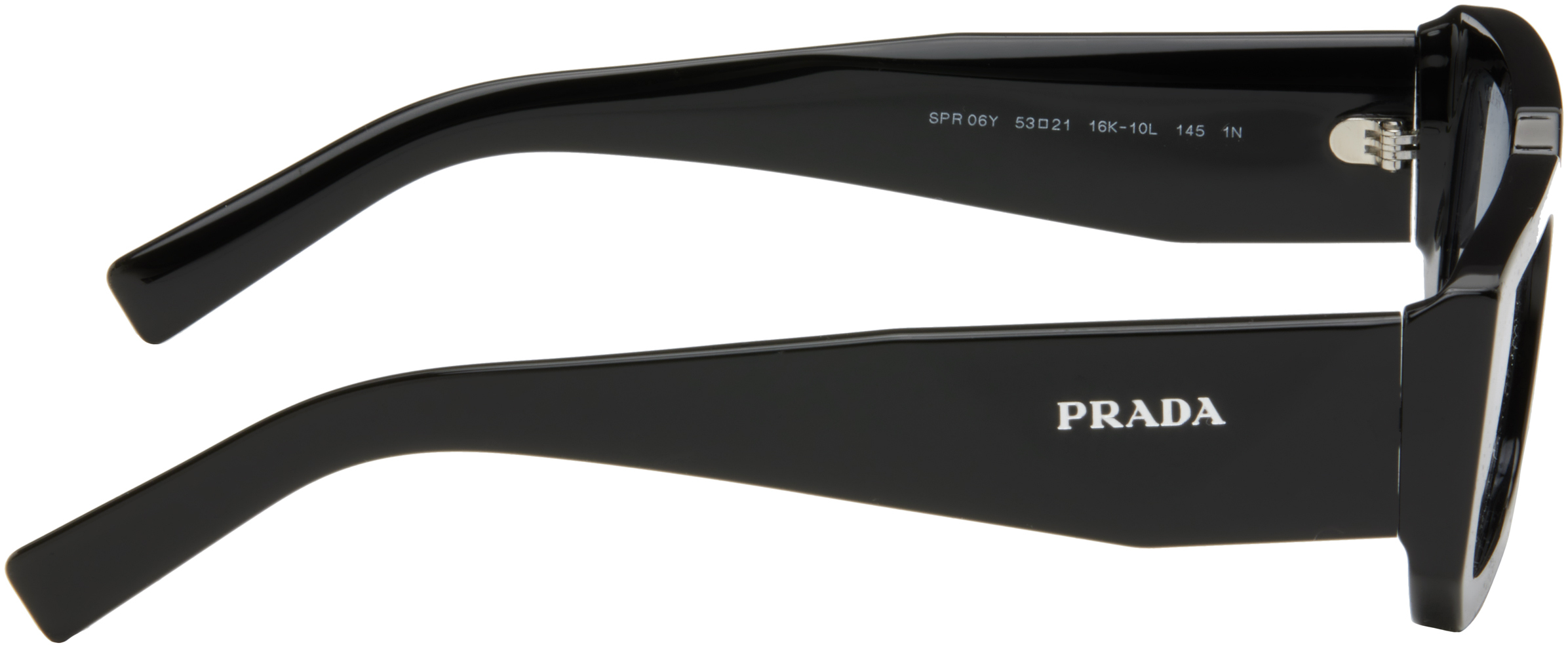 Prada Eyewear Black 'Prada Symbole' Sunglasses