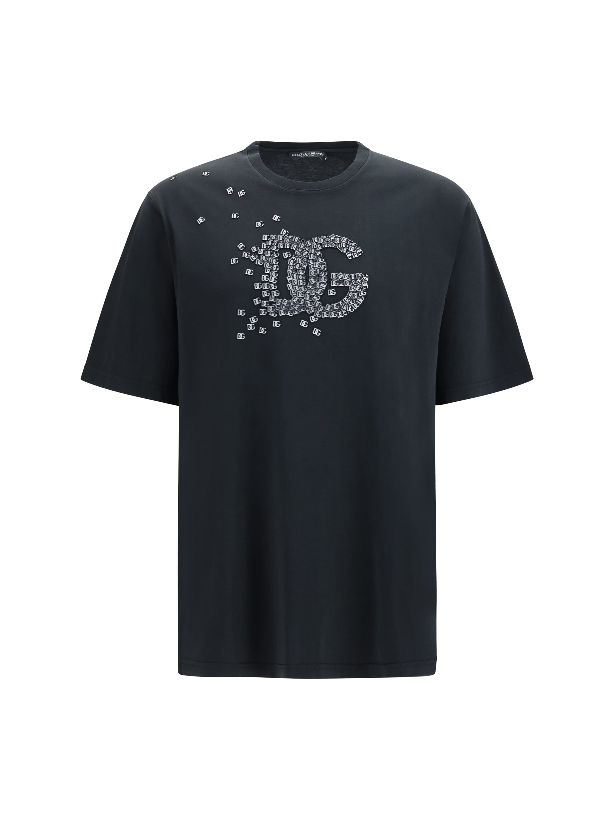 Logo-Embellished Cotton T-Shirt — Black