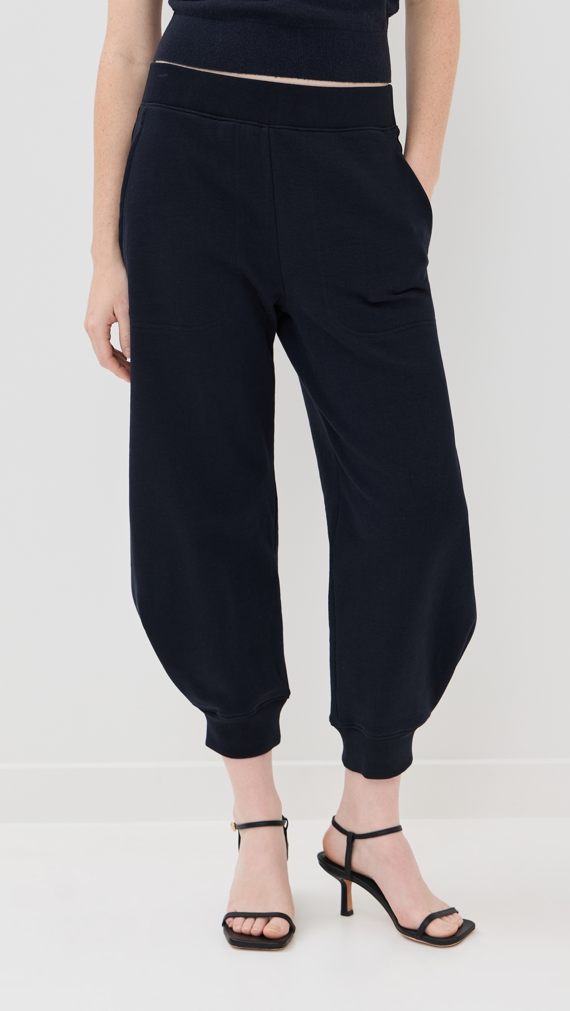 Tibi Calder Sweatpants Navy