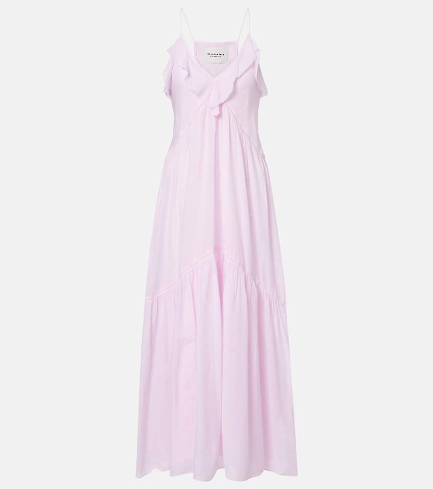 Vasma ruffled cotton-blend maxi dress