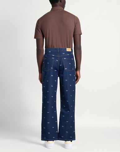 Maison Kitsuné Man Jeans Blue Size 30 Cotton