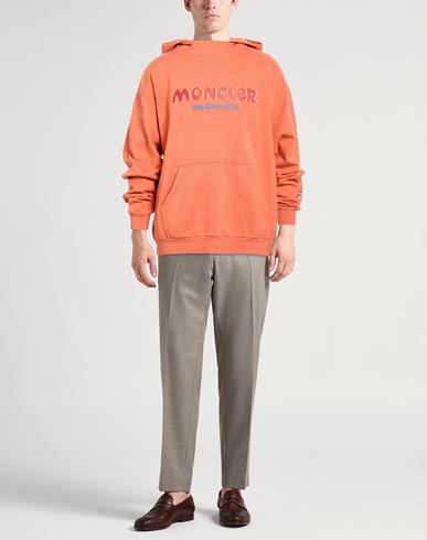 Man Sweatshirt Orange Size L Cotton