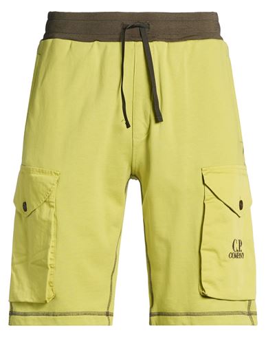 C. p. Company Man Shorts & Bermuda Shorts Lime green Size M Cotton