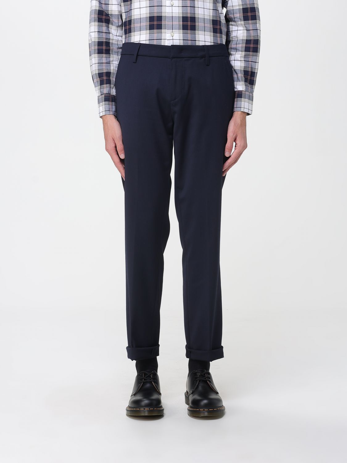 Pants Men color Blue