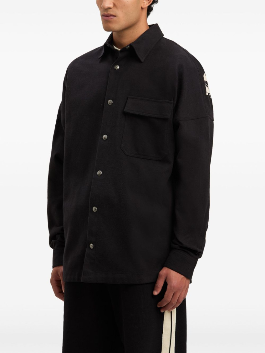 Logo-print shirt - Black
