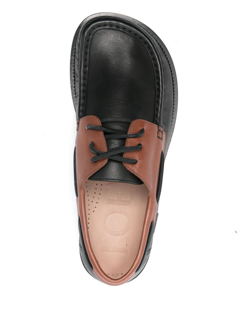 Loewe Campo Leather Boat Shoe