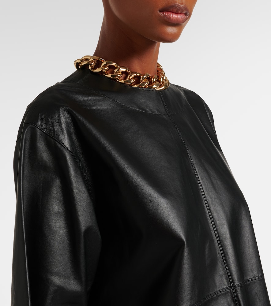 Tanjic leather top