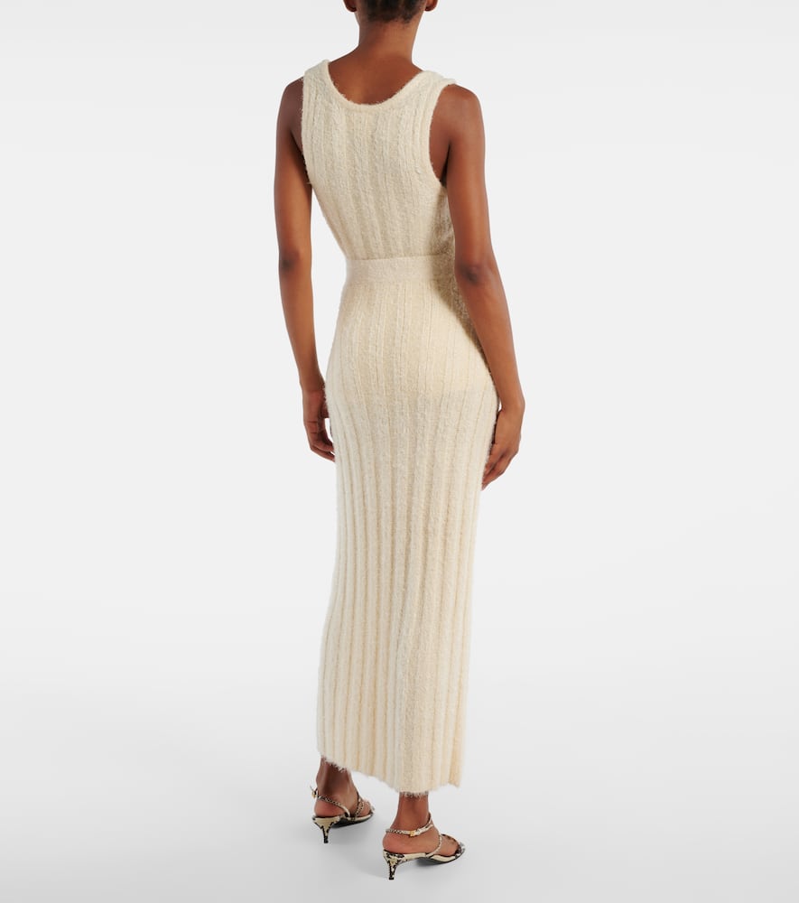 Khaite Claire silk and cashmere maxi skirt