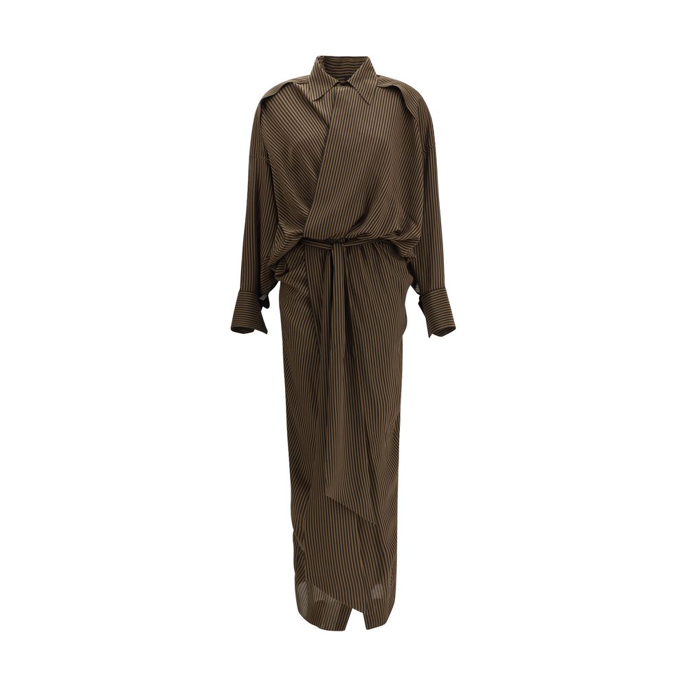 Serenade Dress — Brown