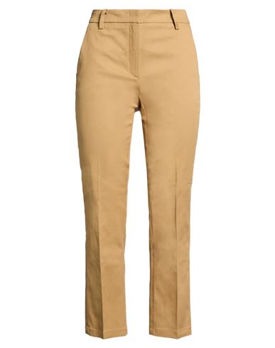 Woman Pants Camel Size 25 Cotton, Elastane