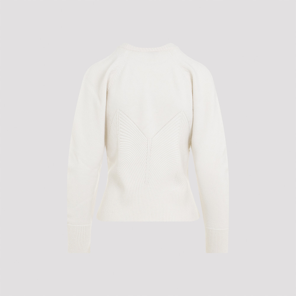 White Crew Neck Sweater