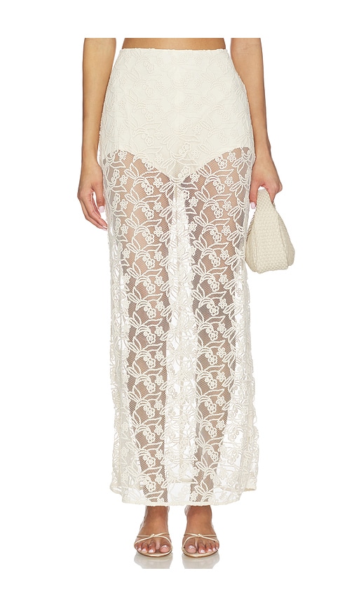 Bardot Venetia Sheer Skirt in Beige. - 4 also , 6, 8