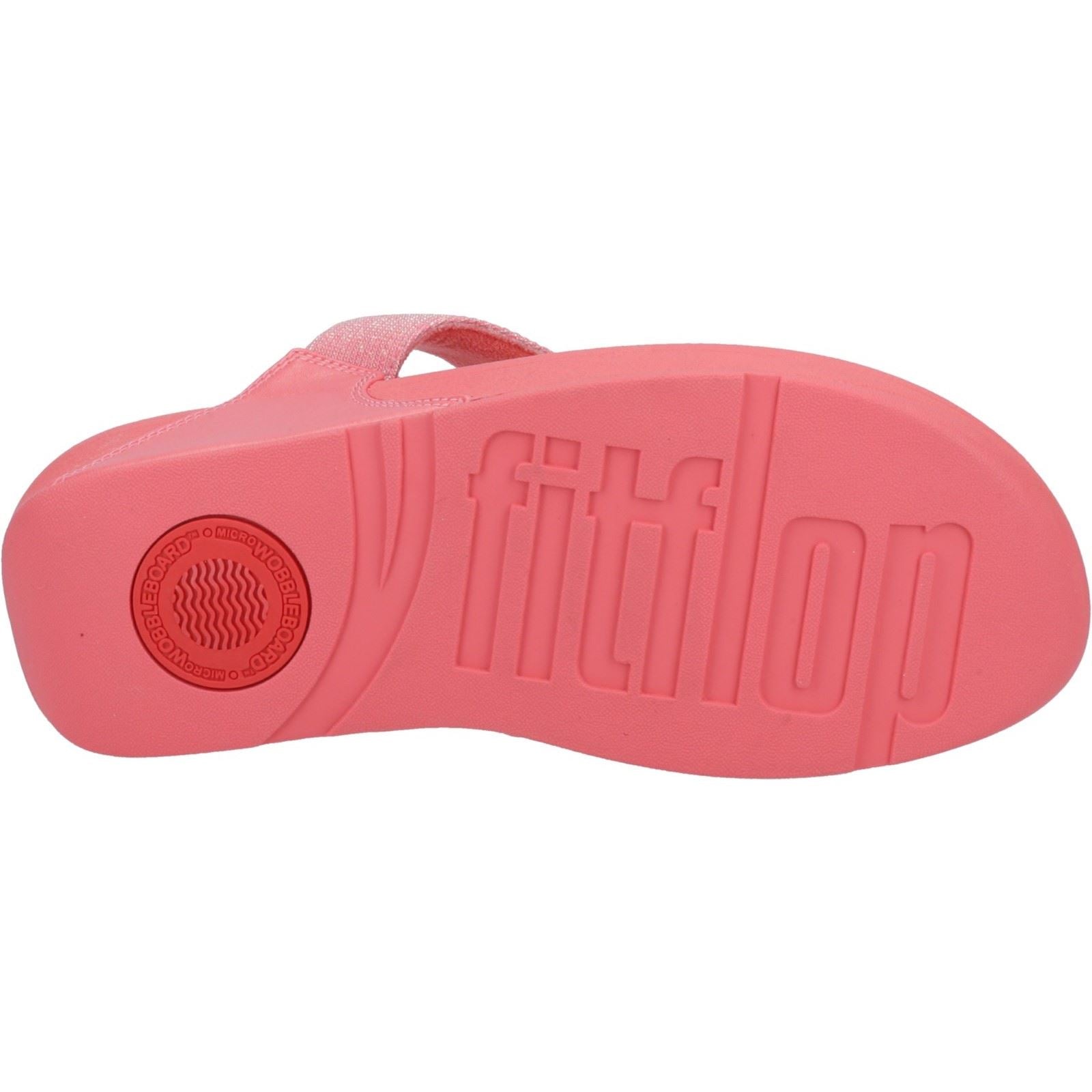 Fitflop Lulu Shimmerlux Polyester Women's Rosy Coral Sanda