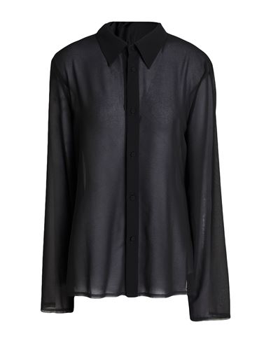 Woman Shirt Black Size 4 Polyester