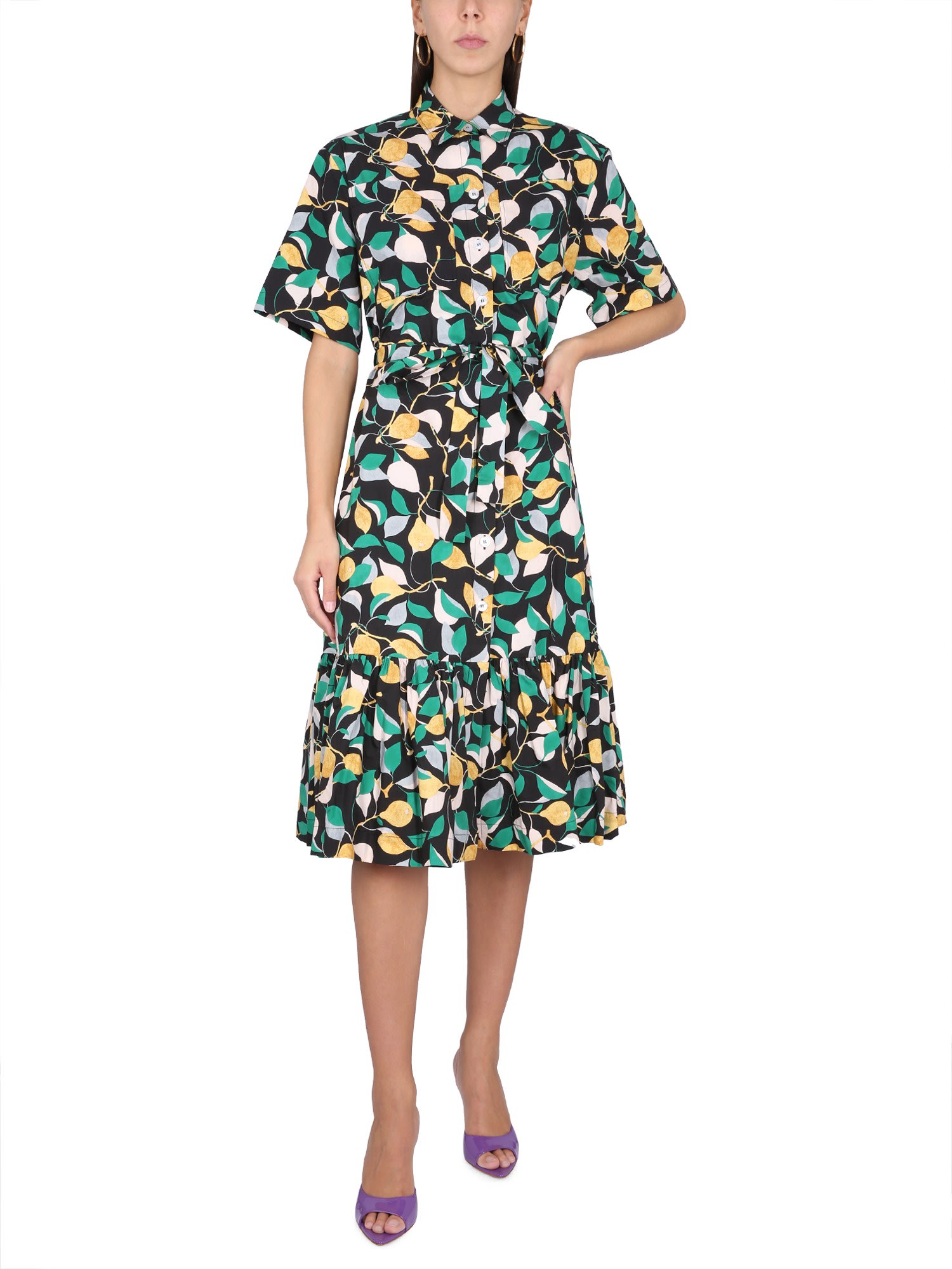 Shirt Dress With Belt