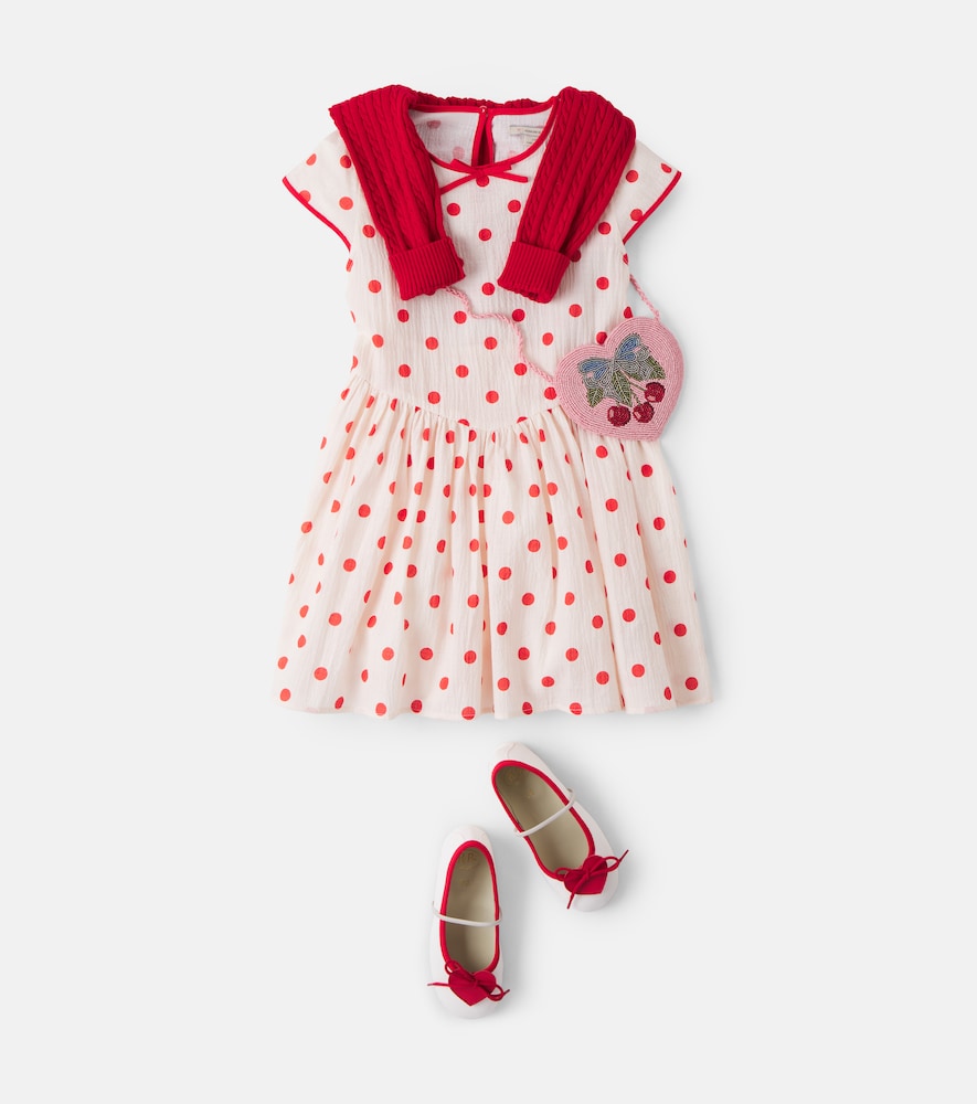 Konges Sløjd Vivo polka-dot cotton-blend dress
