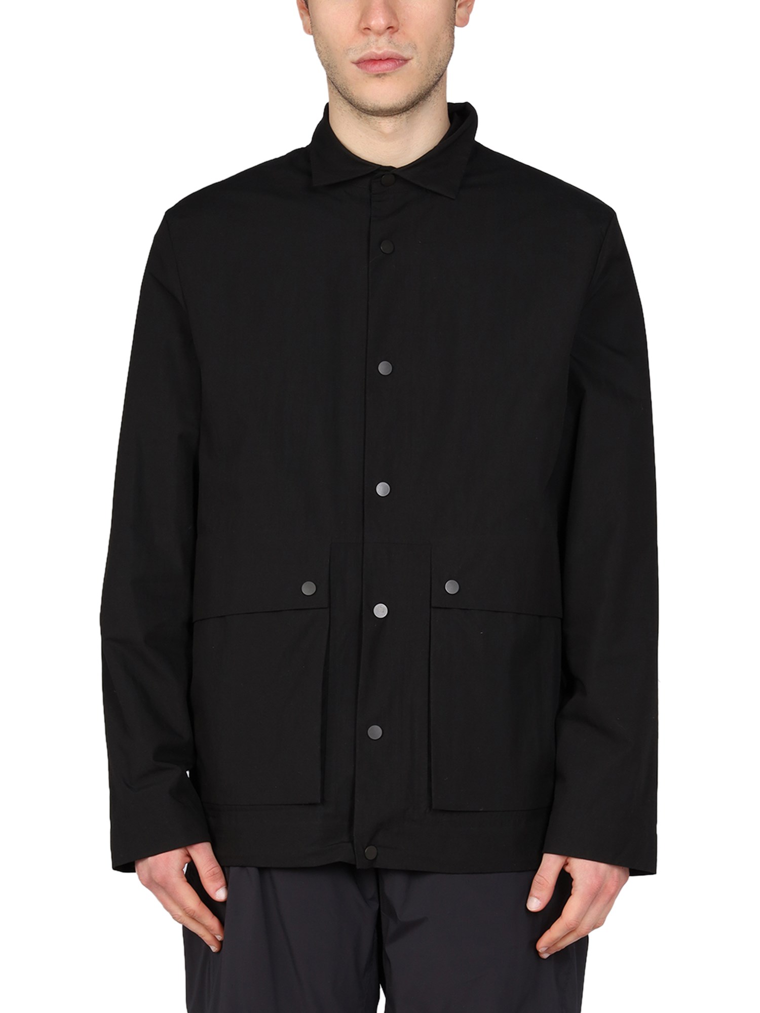 Cotton and nylon jacket