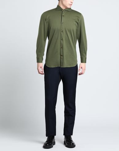 Man Shirt Military green Size 15 ¾ Cotton